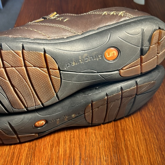 Un Structured by Clark’s Womens Un-Loop Slip-on Brown Leather Loafer. Size 10 - Picture 7 of 10